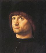 Antonello da Messina Portrait of a Man (mk05) oil on canvas